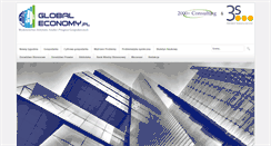Desktop Screenshot of globaleconomy.pl